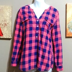 Women's old navy plaid